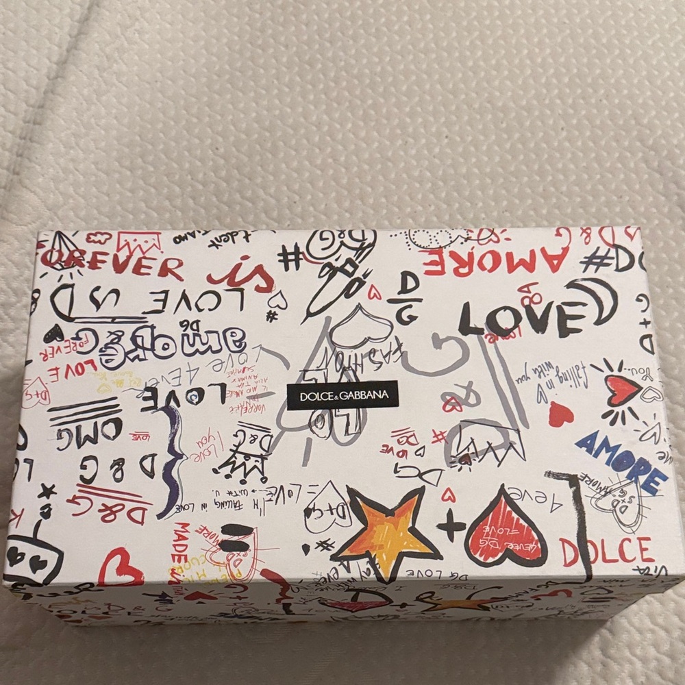 Dolce & Gabbana Multicolor Graffiti Box